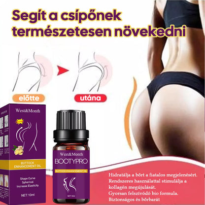 BootyPro Fenékemelő Masszázsolaj - Formáló és Teltítő Olaj