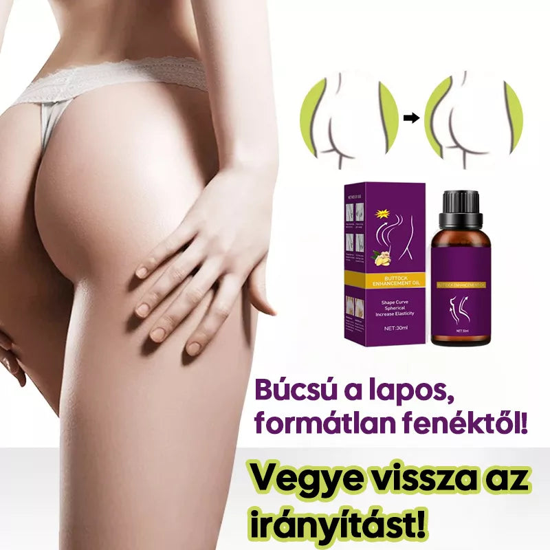 BootyPro Fenékemelő Masszázsolaj - Formáló és Teltítő Olaj