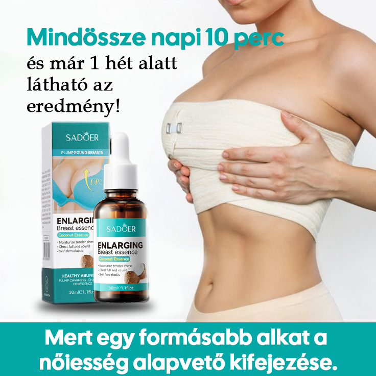 Növényi Összetevőkkel Gazdagított Szilárdító, Emelő és Mellnövelő Szérum - Szép és Ápolt Mellbőr Hidratáló Krém