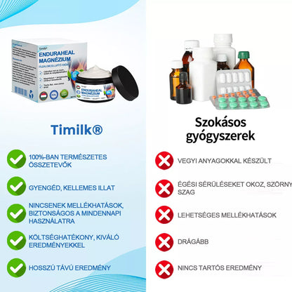 ✨✨✨Timilk® EnduraHeal magnézium fájdalomcsillapító krém (arthritis, neuropathia, reuma, sport sérülések és egyéb panaszok kezelésére)