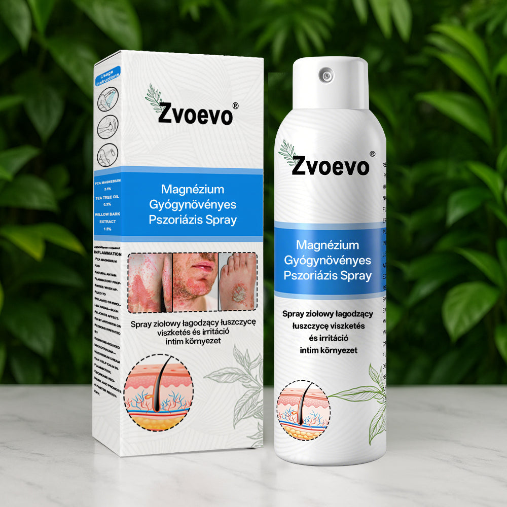 Zvoevo® Magnézium Gyógynövényes Pszoriázis Spray✨