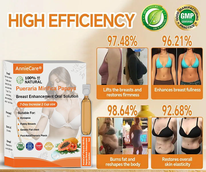 AnnieCare® Pueraria Mirifica Papaya Mellnagyobbító Szájon át szedhető Oldat📈（𝑭𝒖𝒍𝒍𝒆𝒓 𝑩𝒓𝒆𝒂𝒔𝒕𝒔 - 𝑩𝒐𝒐𝒔𝒕𝒔 𝑭𝒂𝒕 𝑴𝒆𝒕𝒂𝒃𝒐𝒍𝒊𝒔𝒎 - 𝑹𝒆𝒔𝒕𝒐𝒓𝒆𝒔 𝑺𝒌𝒊𝒏 𝑬𝒍𝒂𝒔𝒕𝒊𝒄𝒊𝒕𝒚）