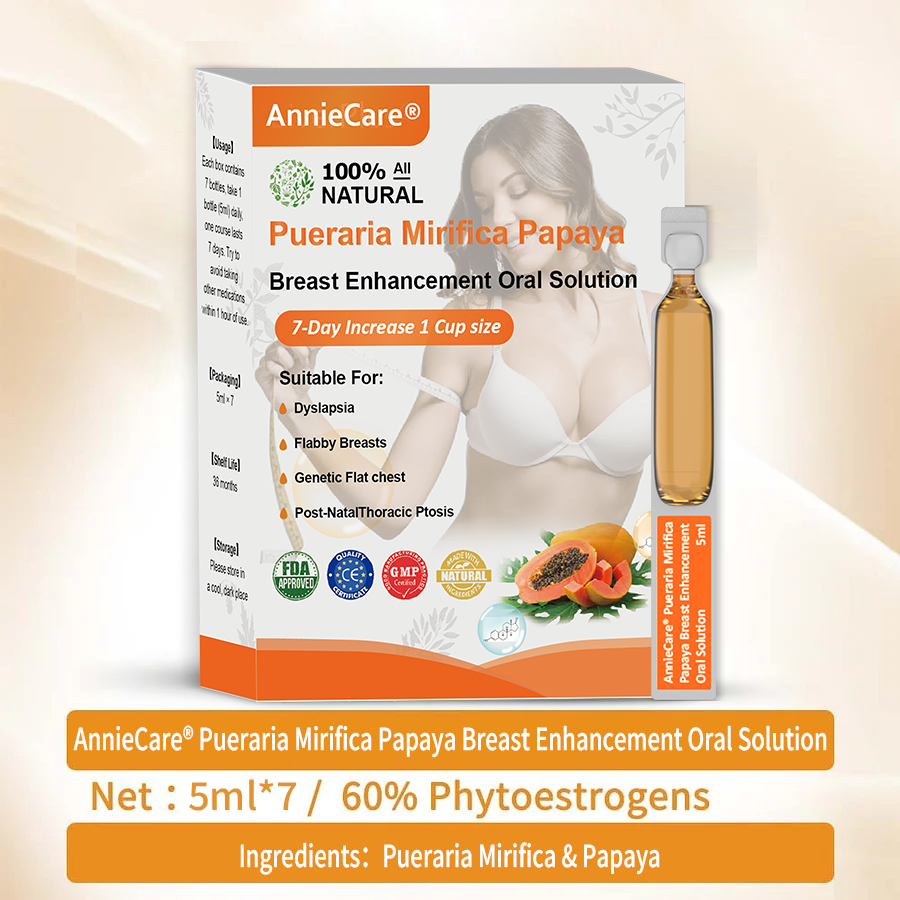 AnnieCare® Pueraria Mirifica Papaya Mellnagyobbító Szájon át szedhető Oldat📈（𝑭𝒖𝒍𝒍𝒆𝒓 𝑩𝒓𝒆𝒂𝒔𝒕𝒔 - 𝑩𝒐𝒐𝒔𝒕𝒔 𝑭𝒂𝒕 𝑴𝒆𝒕𝒂𝒃𝒐𝒍𝒊𝒔𝒎 - 𝑹𝒆𝒔𝒕𝒐𝒓𝒆𝒔 𝑺𝒌𝒊𝒏 𝑬𝒍𝒂𝒔𝒕𝒊𝒄𝒊𝒕𝒚）