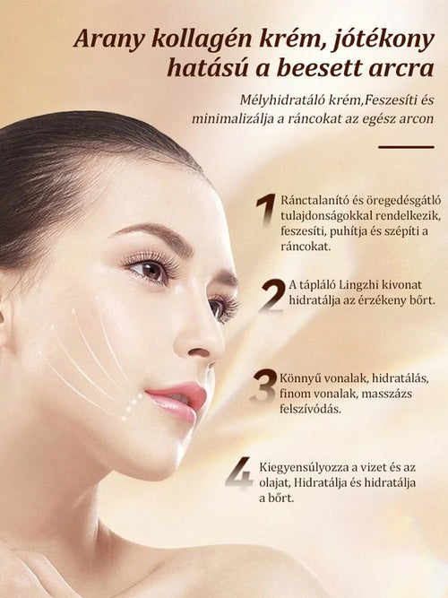 Arany kollagén ránctalanító krém