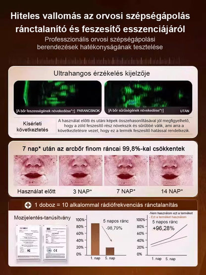 10 évvel fiatalabb egy másodperc alatt” ránctalanító krém