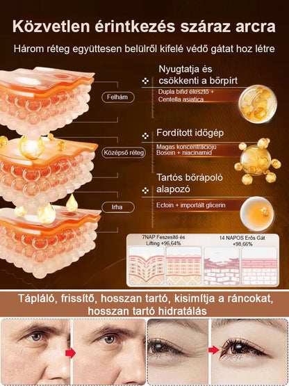 10 évvel fiatalabb egy másodperc alatt” ránctalanító krém