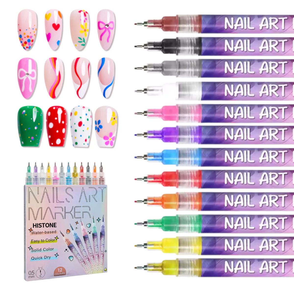 Nail Art Pens – Create Creative Nails with Ease.