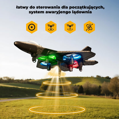 AIR FIGHTER - Samolot zdalnie sterowany styropianowy