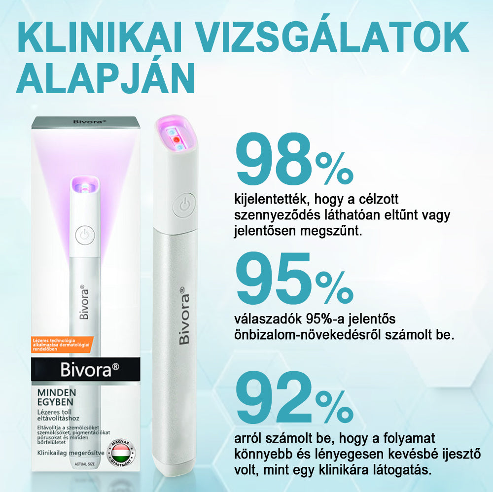 Bivora®✨ VelvetSkin+ – CO₂ lézeres toll a 🟤 anyajegyek, 🦠 szemölcsök, 🔘 pigmentfoltok és egyéb bőrhibák eltávolítására 🩹