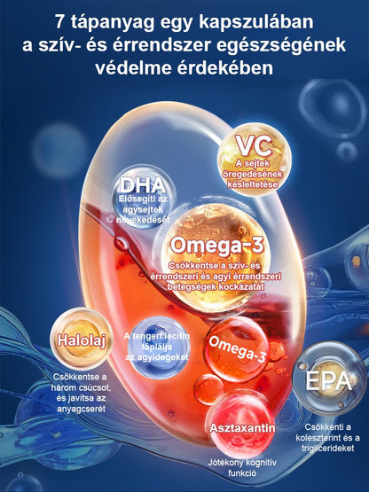 [300%-ban magas felszívódású] Továbbfejlesztett, új csomagolású antarktiszi krillolaj