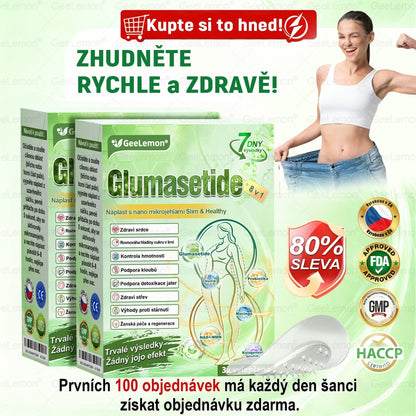 💥Doporučeno Fakultní nemocnicí Motol · Oficiální prodejna BENU | 🎁 𝐆𝐞𝑒𝑙𝑒𝐦𝐨𝐧® Glum𝐚𝐬𝐞tide 8 v 1 – Zeštíhlující nano mikrojihlový náplast 🇨🇿 Jen 1× denně ✅ Viditelné změny za 7 dní – na obezitu, kardiovaskulární zdraví, diabetes a kloubní problémy
