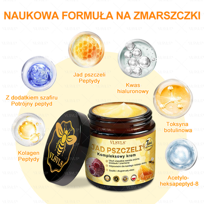 Wykonane i wysłane z Polski 🌟 𝑽𝑳𝑺𝑽𝑳𝑺® Krem z Jadem Pszczoły Kompleksowy Ostatni Dzień 80% ZNIŻKI (Opadająca Skóra, Drobne Zmarszczki, Utrata Jędrności, Płaskie Piersi, Opadające Biodra i Więcej)