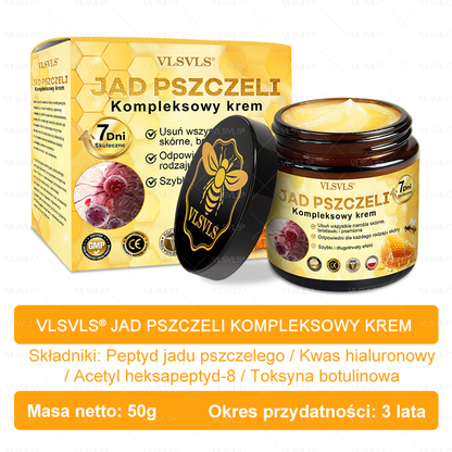 Wykonane i wysłane z Polski 🌟 𝑽𝑳𝑺𝑽𝑳𝑺® Krem z Jadem Pszczoły Kompleksowy Ostatni Dzień 80% ZNIŻKI (Opadająca Skóra, Drobne Zmarszczki, Utrata Jędrności, Płaskie Piersi, Opadające Biodra i Więcej)