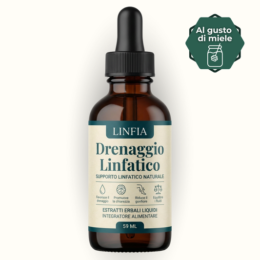 Gocce di benessere per il drenaggio linfatico