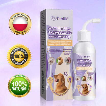 Timilk® WaxLift – płyn do czyszczenia uszu dla zwierząt